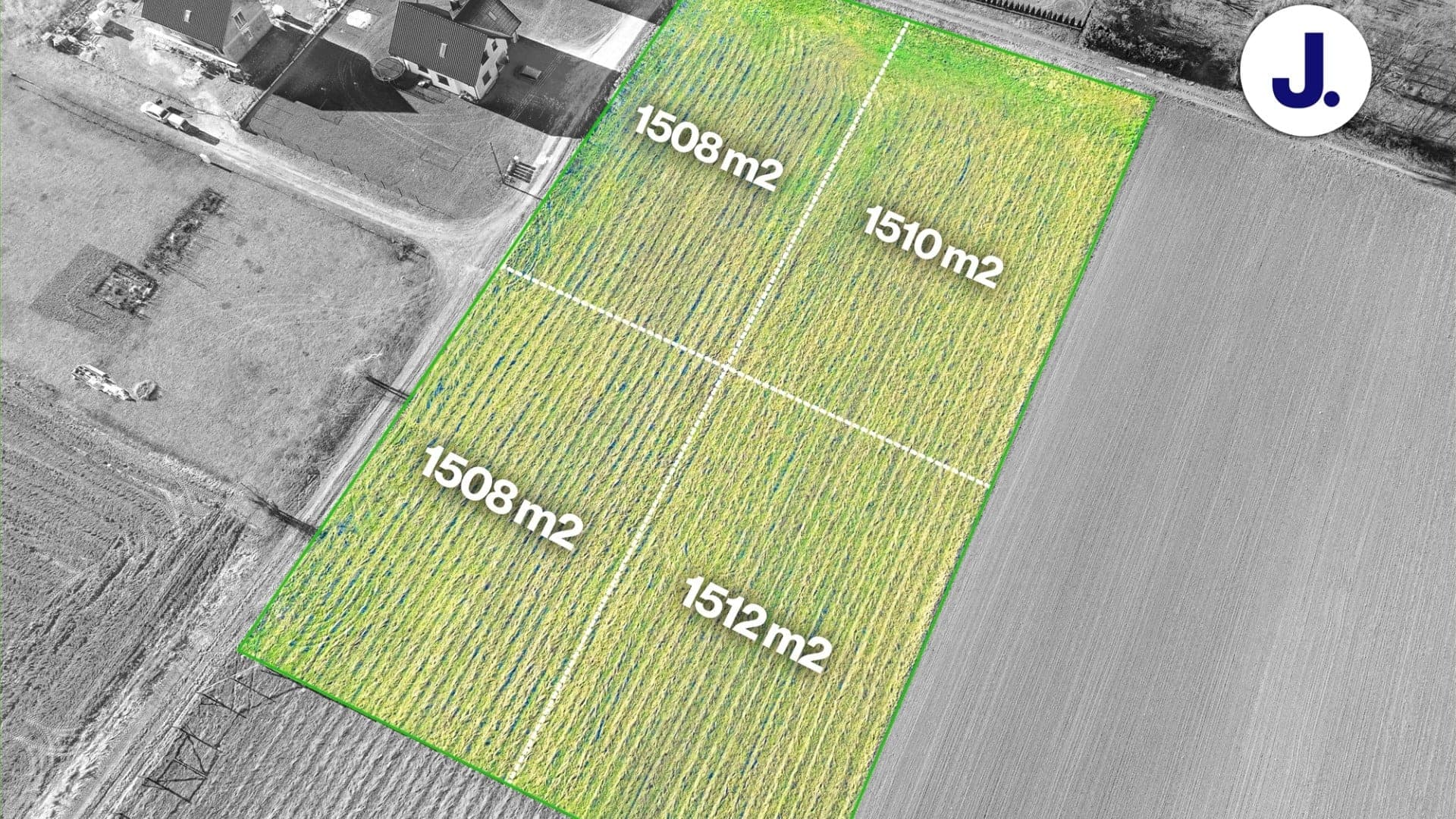 Działka budowlana 1510 m² — Jegłowa, ul. Kolejowa